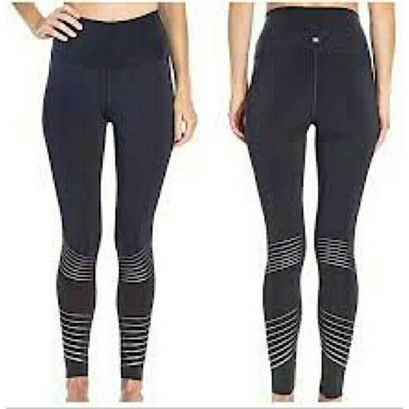 Z by Zobha ~Woman Size S~ Black Shine High Waisted Leggings NWT$89.00 - Picture 1 of 12